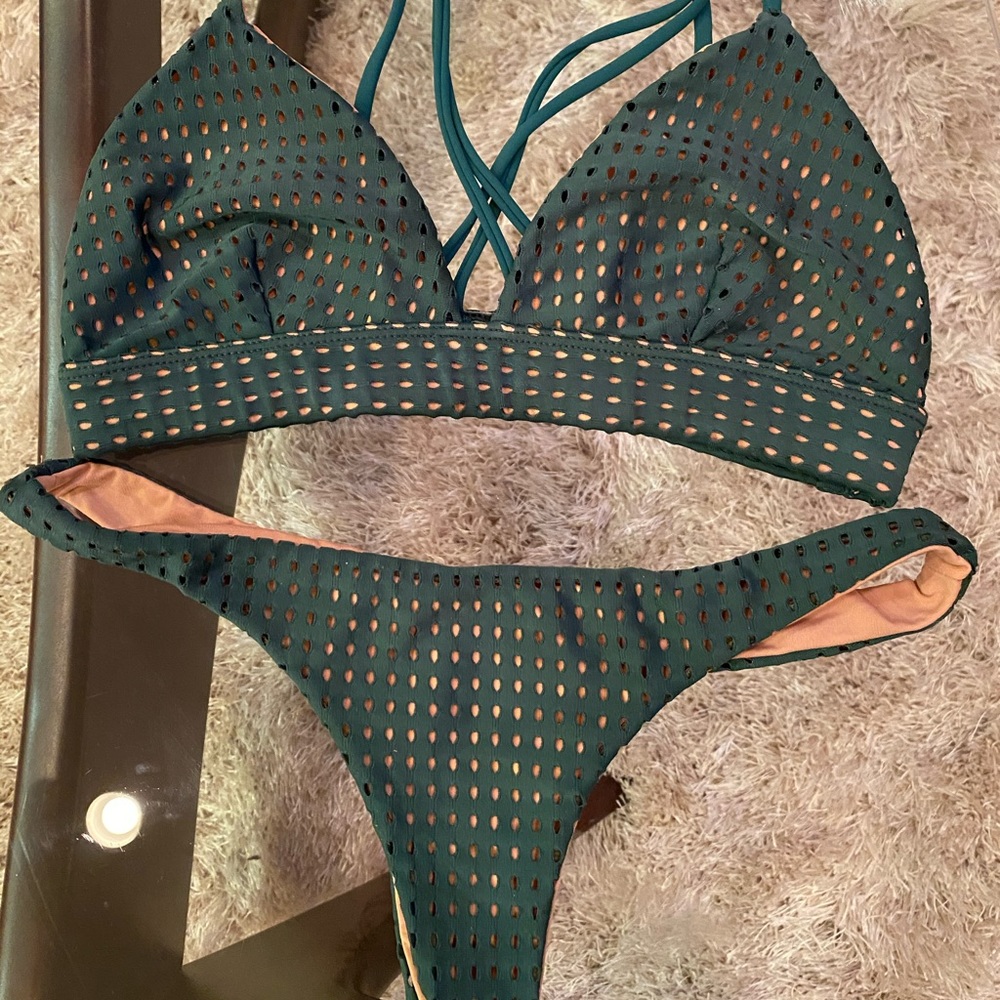 Acacia Forest green bikini- worn only a few times!